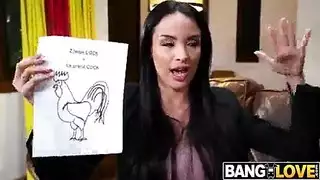 كيت وايت تتدرب على الجنس الفموي استعدادًا للشرج الخشن