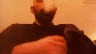 شقراء تحصل على تدخين وضرب قاسي لأنابيبها