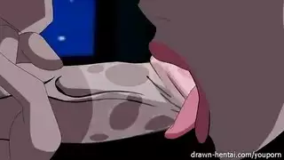 فيلم كرتون إباحي صريح: 10 شخصيات في مشهد جنسي جماعي